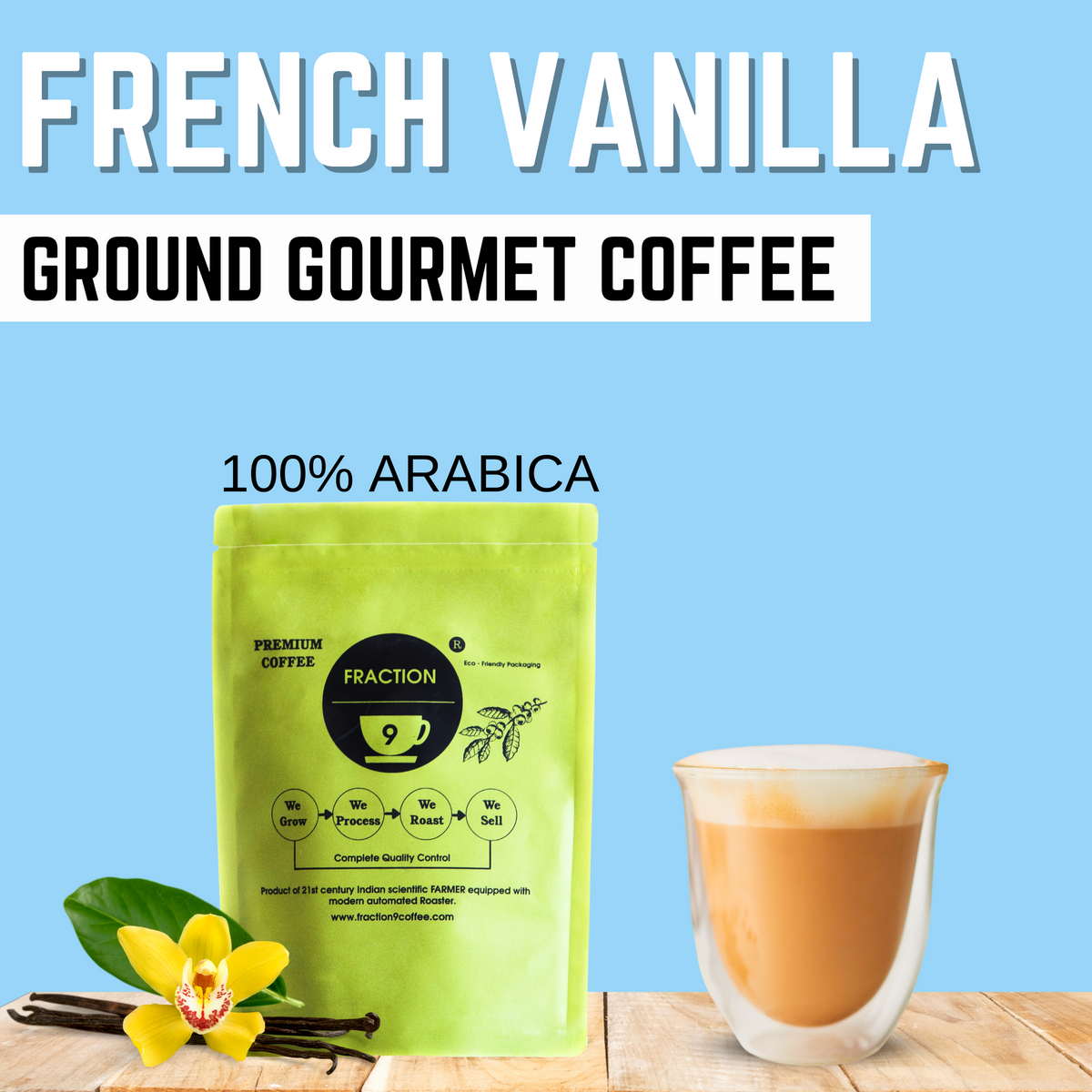 Coffee & Vanilla 他多数 Vanilla Coffee – Fraction 9 Coffee Roasters