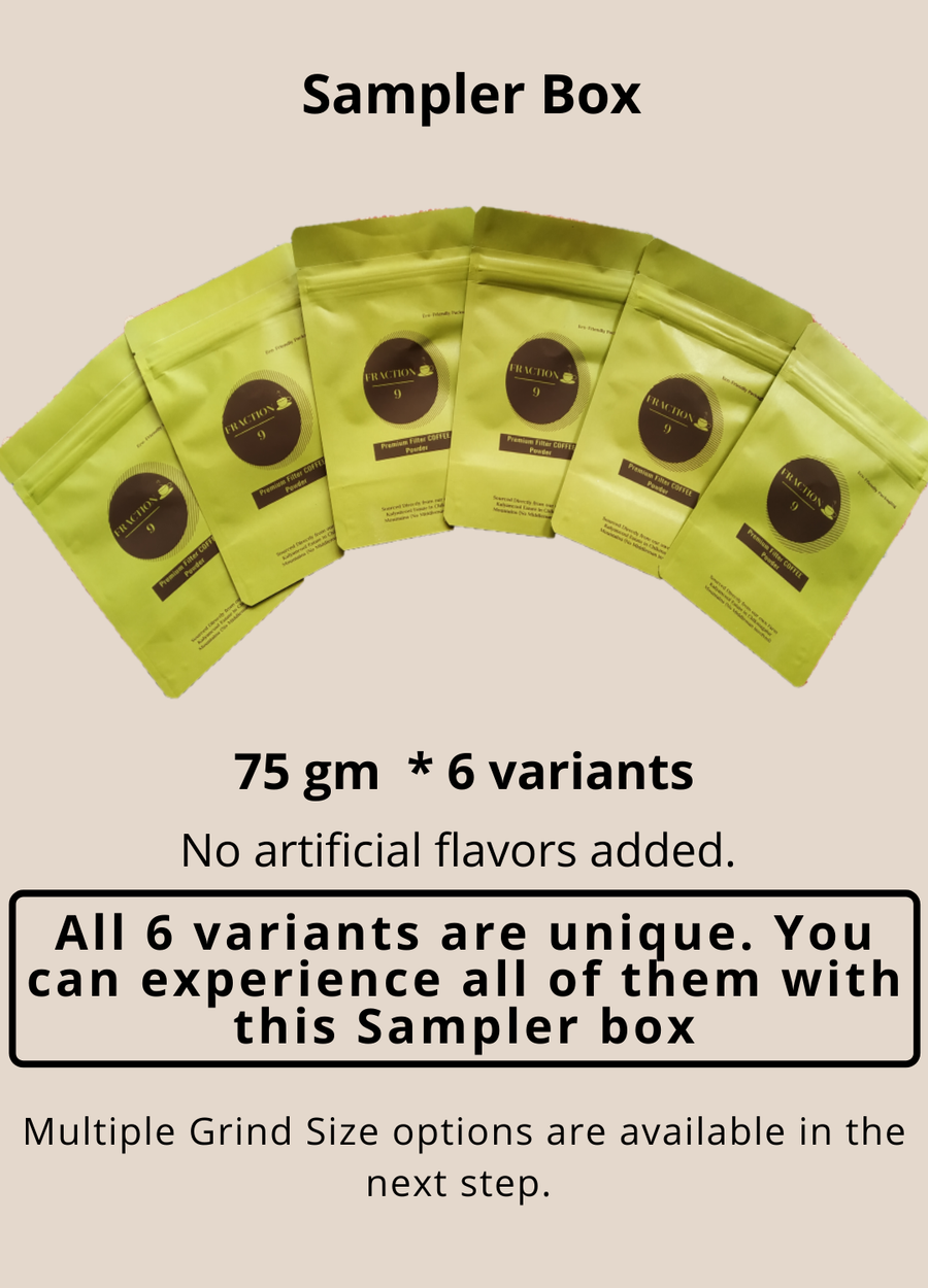 Sampler Box (75gm * 6 variants)