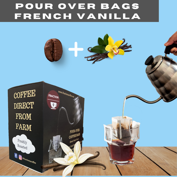 VANILLA Coffee Bags - No filter required