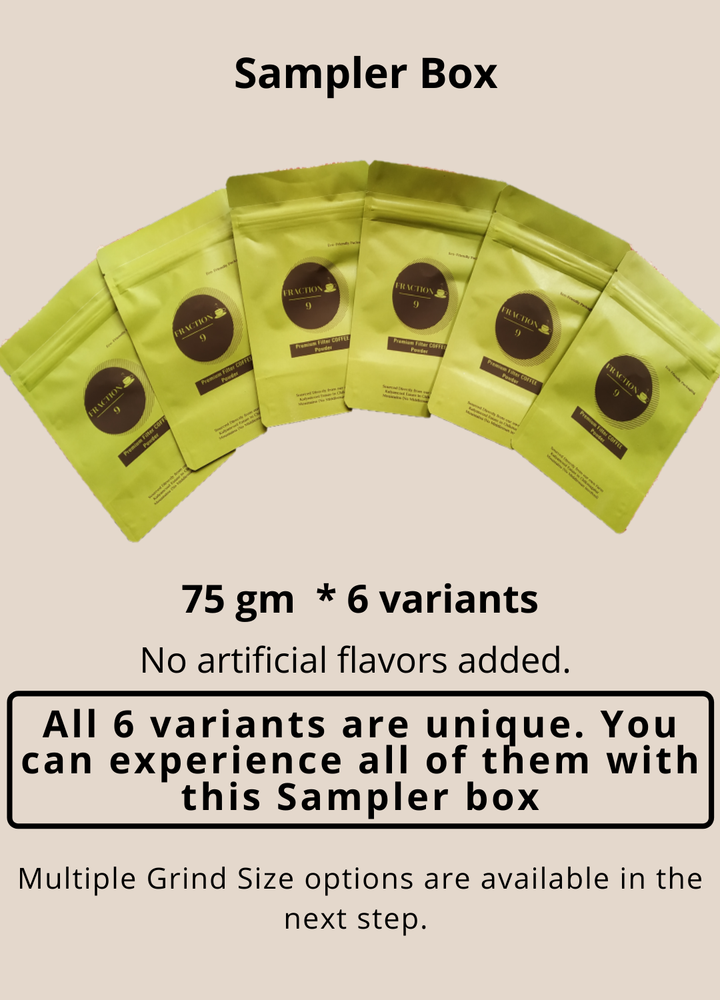 Sampler Box (75gm * 6 variants)